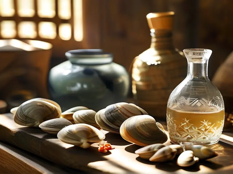 新鲜蛤蚧与中药材准备泡酒的传统工艺展示