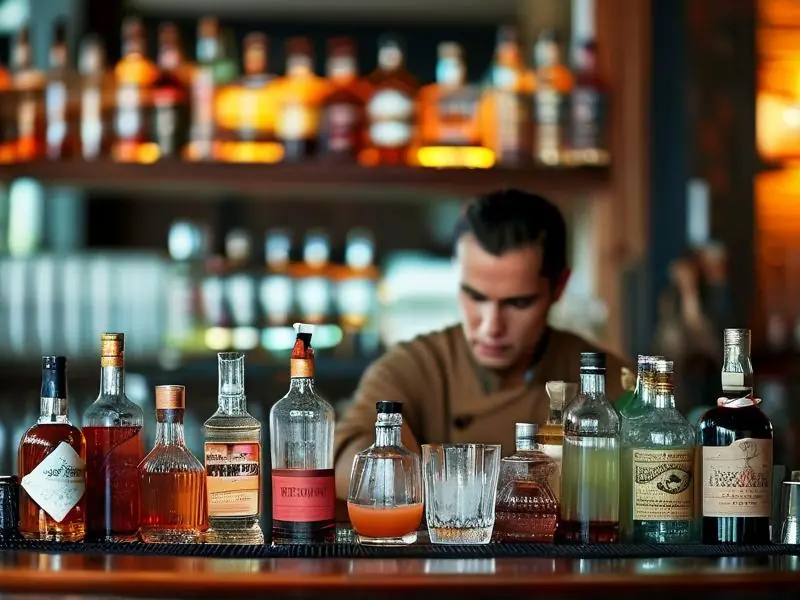 专业调酒师现场教学调酒技术