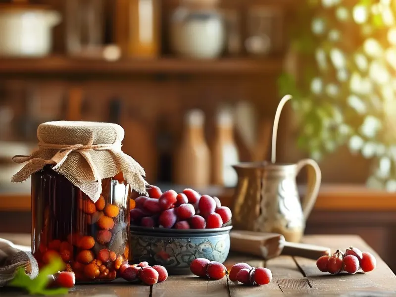 家庭自制拐枣酒发酵过程实拍图