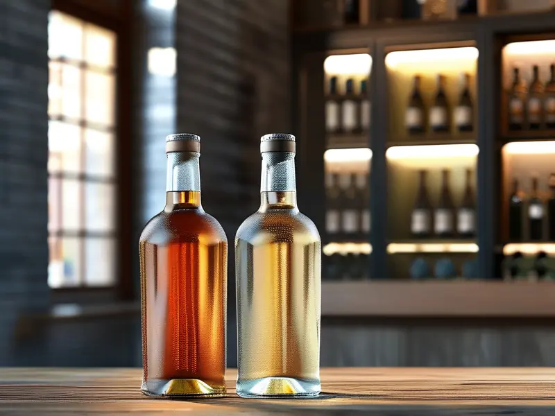 工业酒精与酿造白酒外观对比图