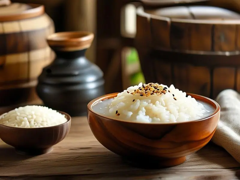 自制米酒成品展示