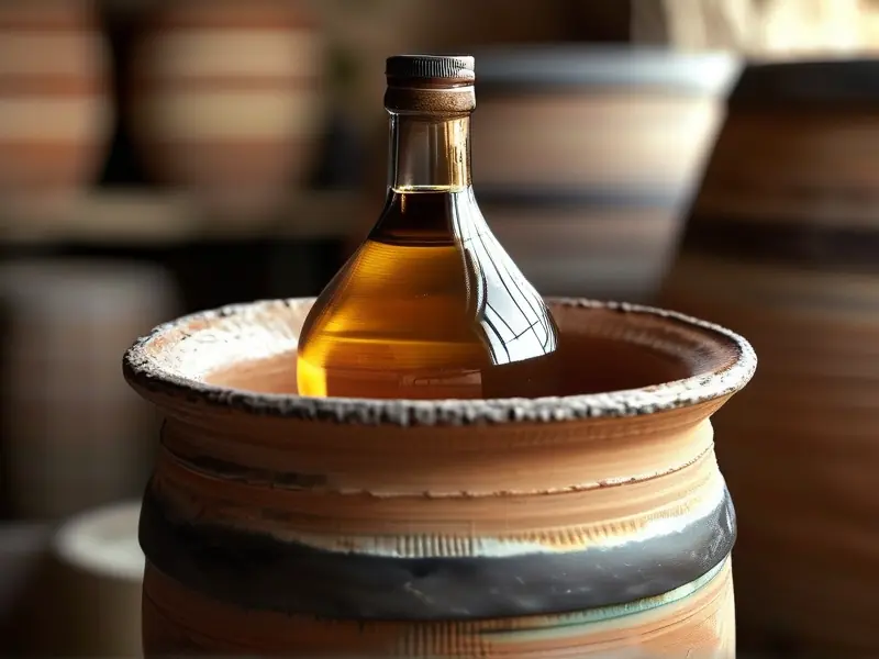 自酿白酒陈化过程实拍图