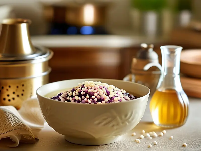 香甜可口的糯米甜酒成品展示