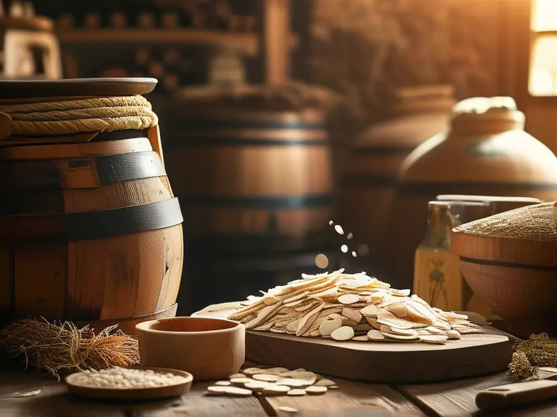 白芨酒制作过程实拍图