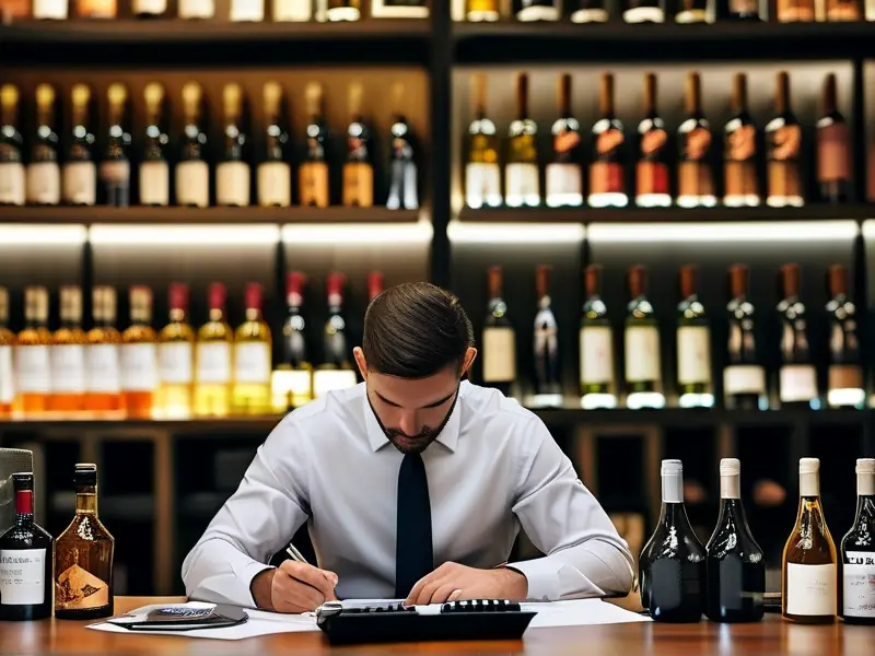 白酒代理商务洽谈场景