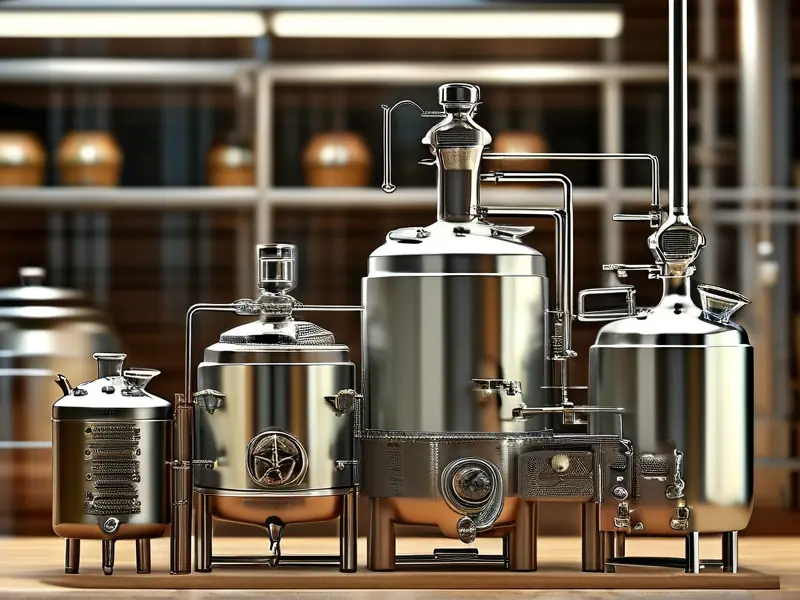 白酒酿造设备展示