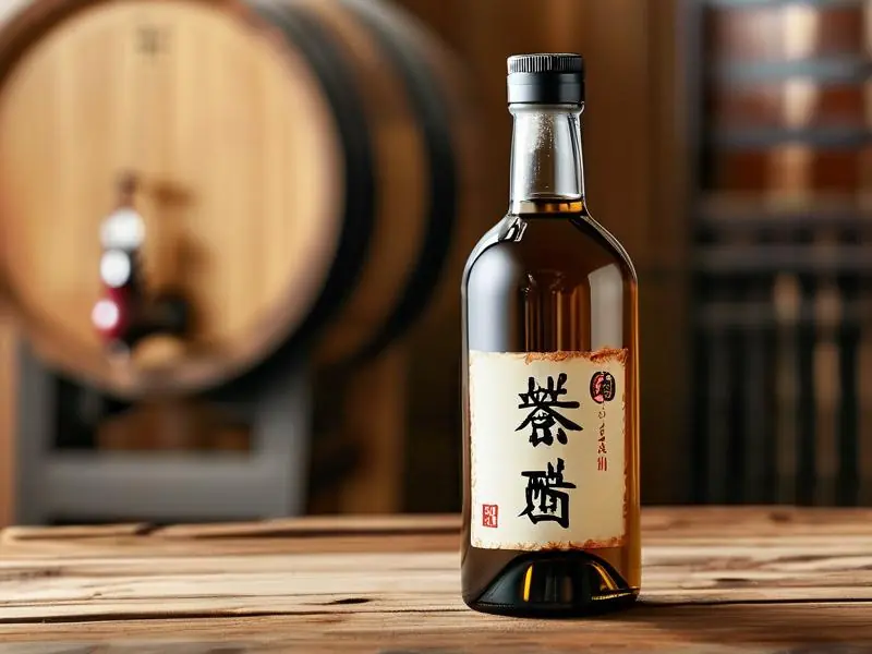 传统酿造白酒与勾兑白酒标号对比示意图