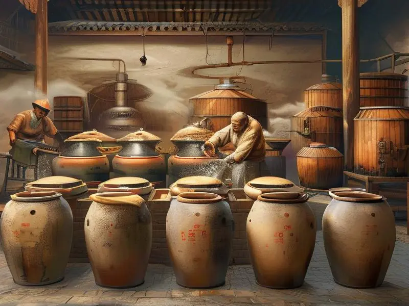 白酒制作工艺流程图解