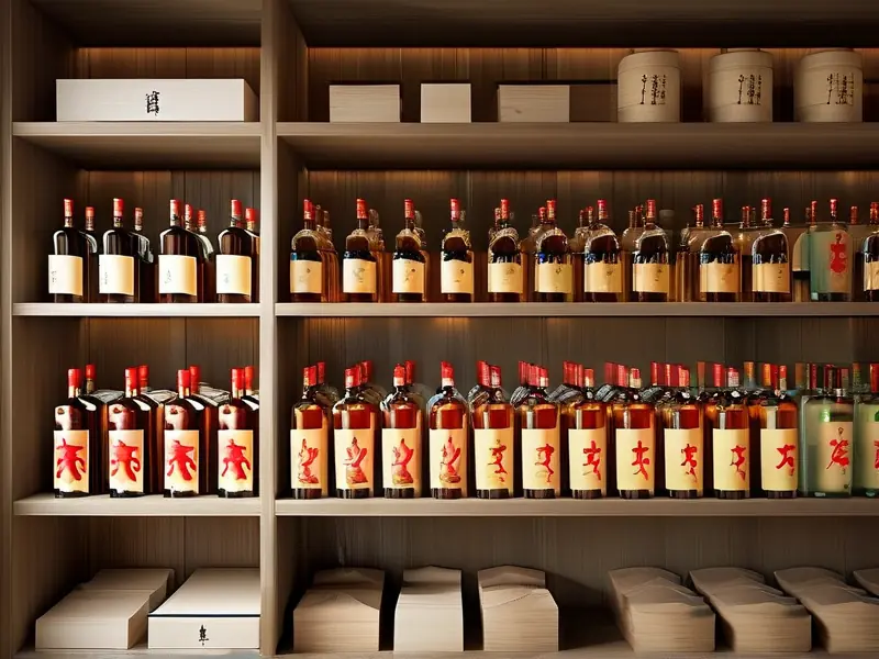 白酒在专业酒窖中的正确储藏方式展示