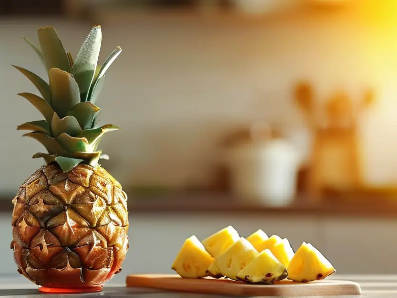 自制菠萝果酒原料准备过程实拍图