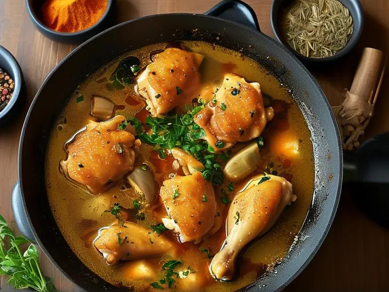 炒鸡酒的制作过程