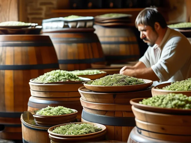 茶叶酒发酵过程实拍