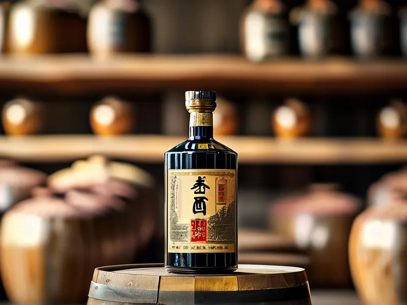 陈坛原酿酒52度浓香型白酒实物展示