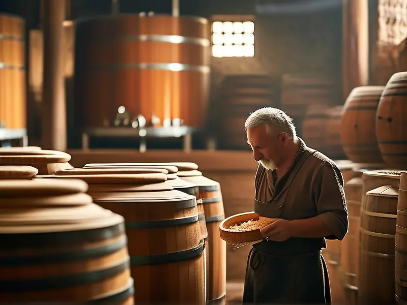 传统白酒酿造工艺中的酒醅检查过程