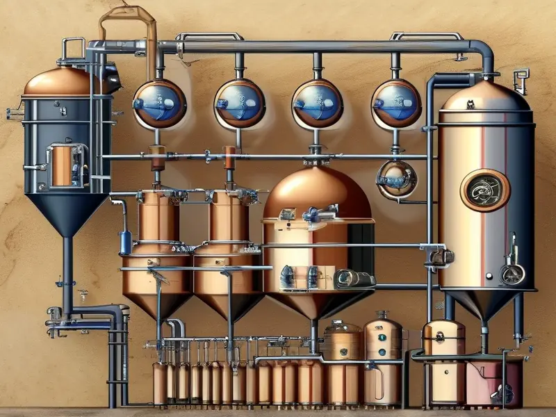 传统固态法酿酒工艺流程示意图