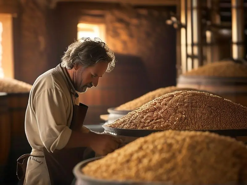 纯高粱酿酒发酵过程