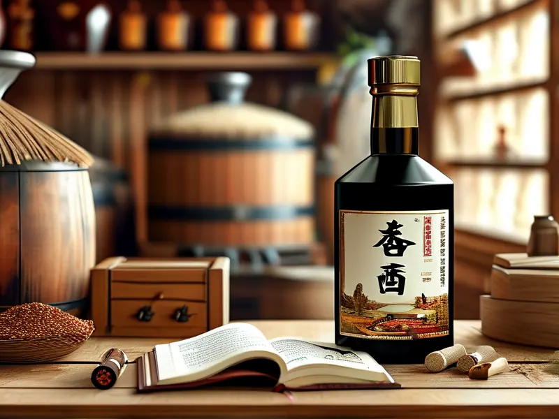 大曲酱香型白酒生产技术图书与酿酒工具展示
