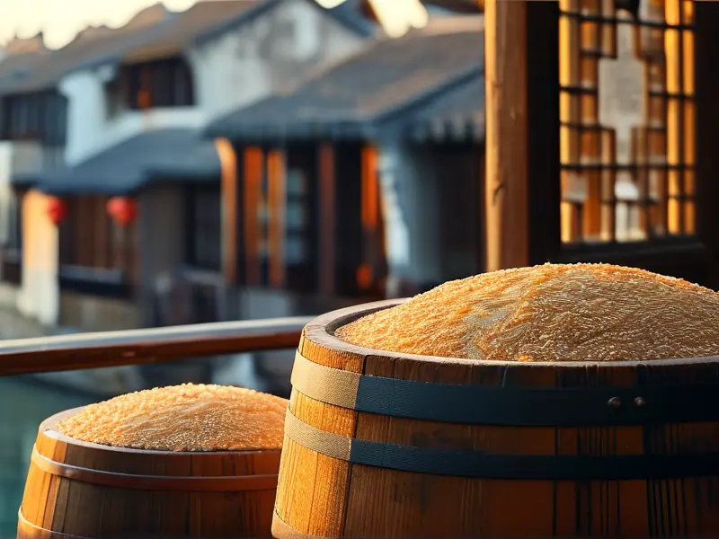 苏州传统冬酿酒酿造过程展示