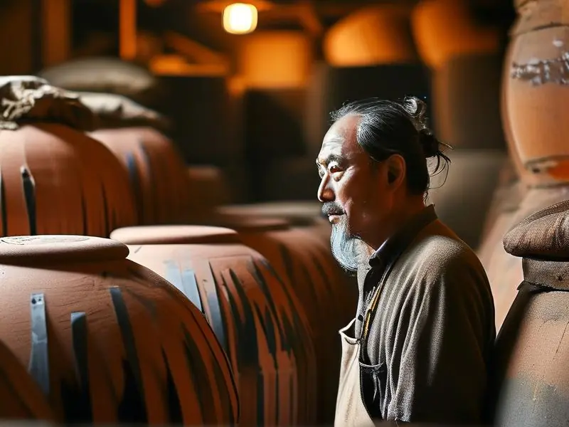 董香型白酒传统酿造工艺现场