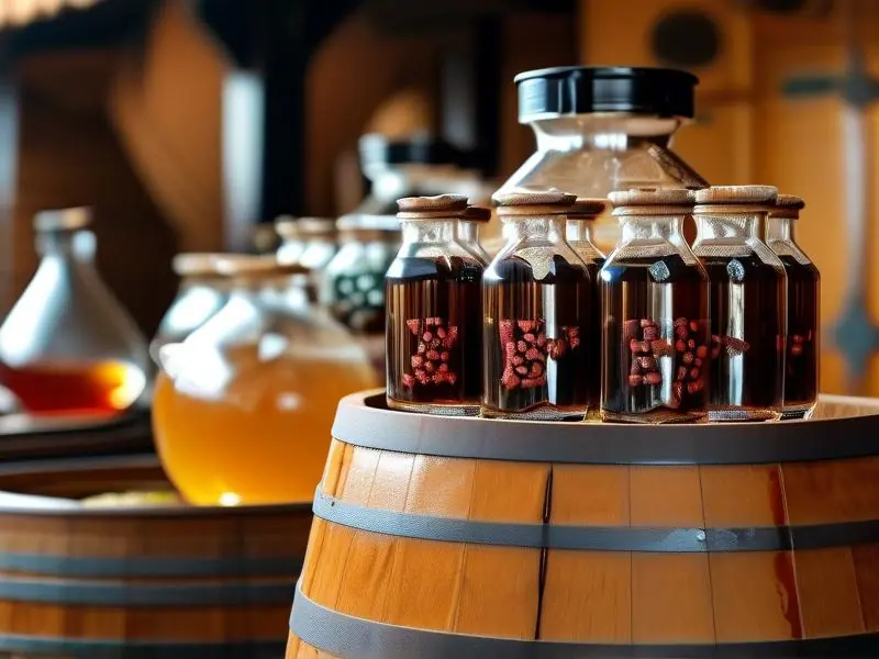 传统发酵酒酿造过程实拍图