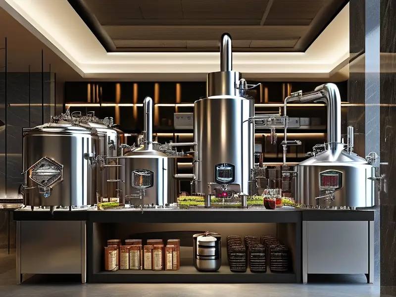 高端酿酒设备实拍图