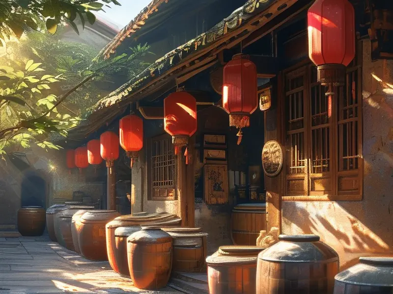 官丰酿酒作坊传统外景