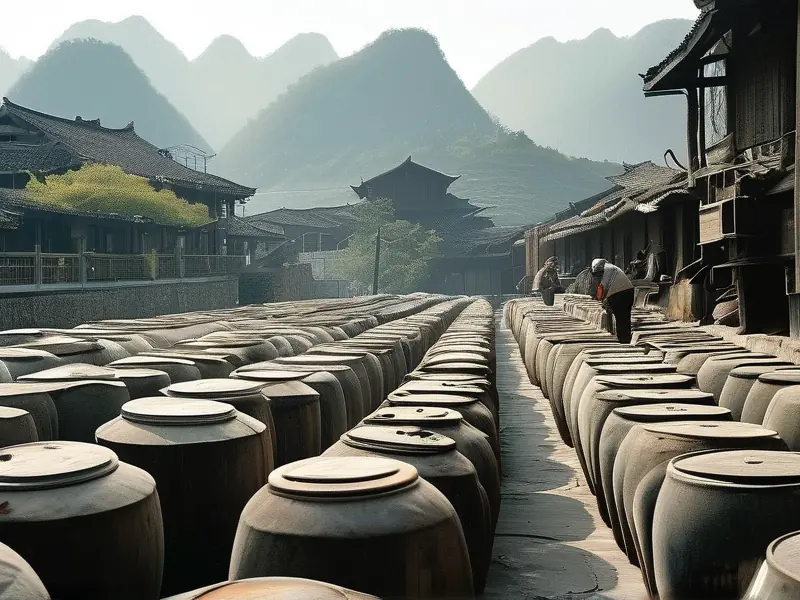 贵州省酿酒有限公司的酿酒车间