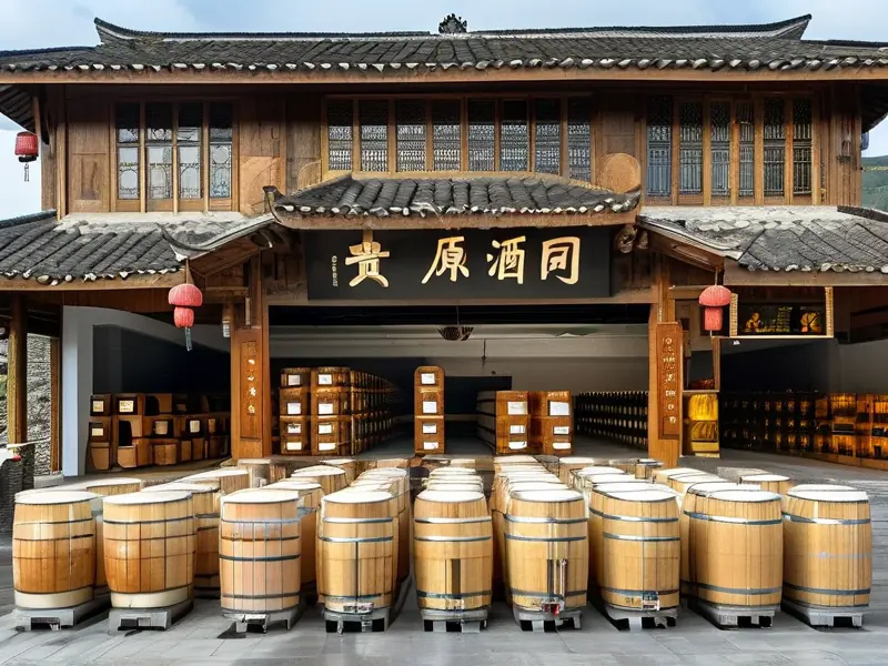 贵州镇源酿酒有限公司酒厂实景及传统酿酒工艺展示