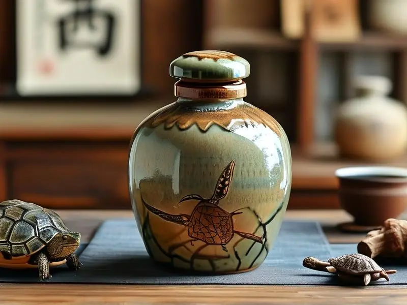 传统龟鹿酒浸泡过程实拍图