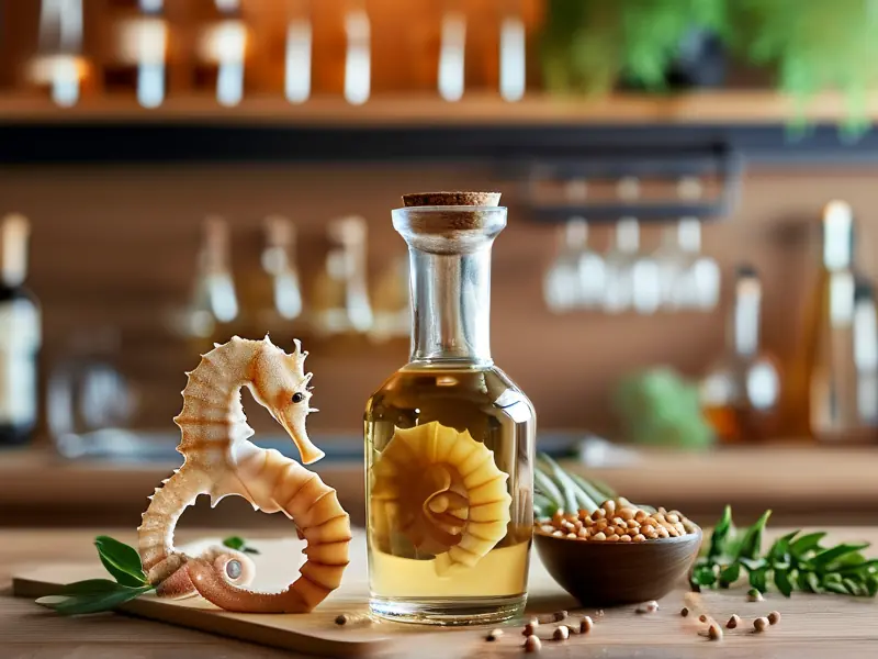 海马泡酒步骤展示图