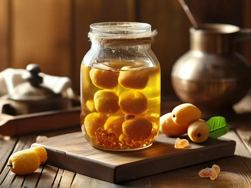 自制话梅酒成品展示