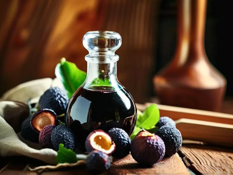 嘉宝果泡酒原料与成品展示