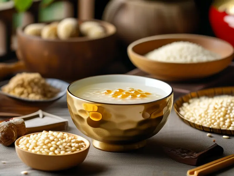 自制江米浮子酒成品展示