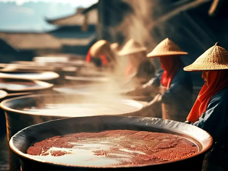 酱香型白酒传统酿造工艺现场实拍