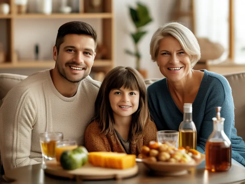家庭忌酒生活场景