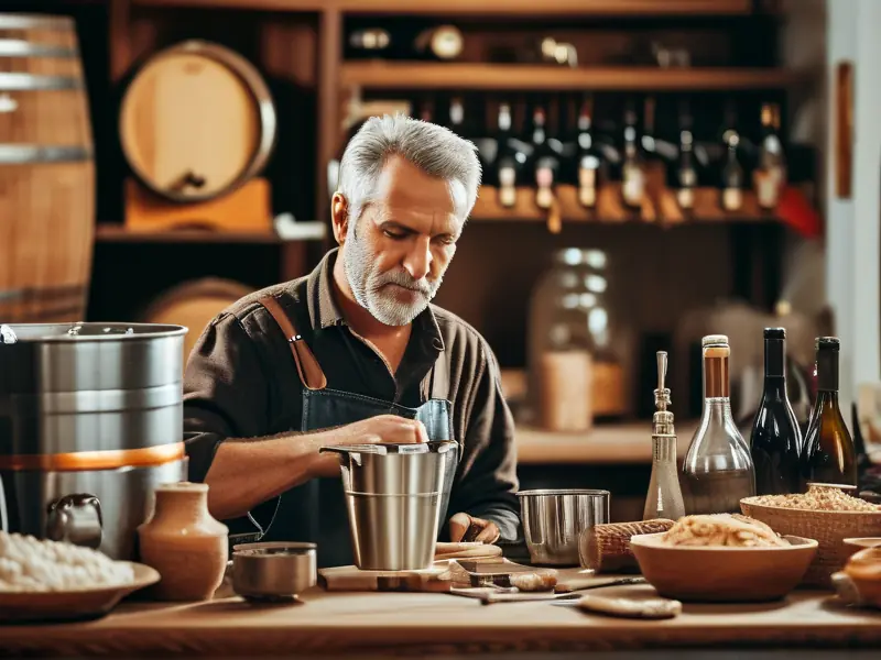 家庭酿白酒实际操作场景