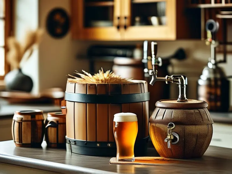 家庭自酿啤酒设备套装展示