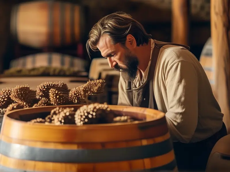 金刚刺酒传统酿造过程实拍