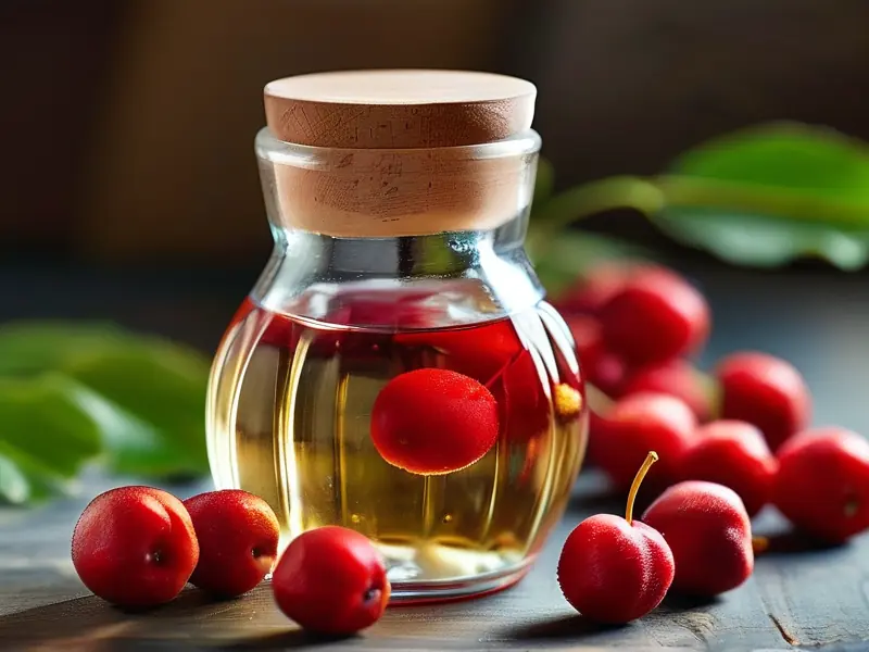 金樱子泡酒原料准备过程实拍