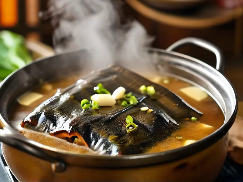 酒炖河鳗成品图