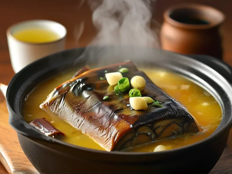 酒炖河鳗成品图