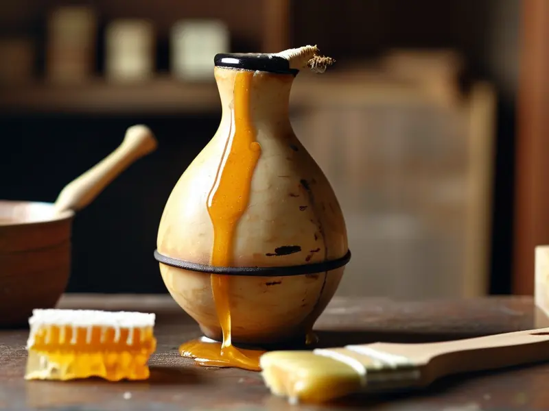 传统蜂蜡处理酒葫芦防水工艺实拍