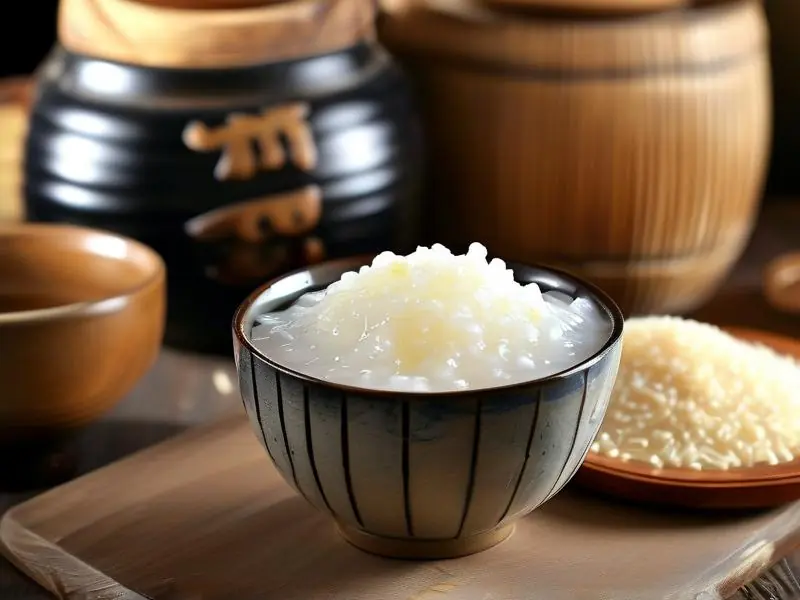 香甜的酒酿制作过程