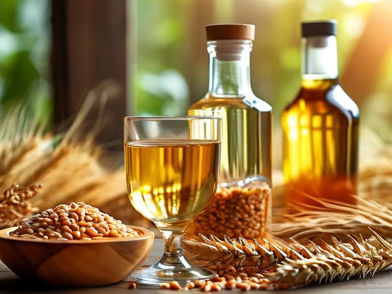粮食酒与酒精酒对比图:颜色、酒花和原料差异