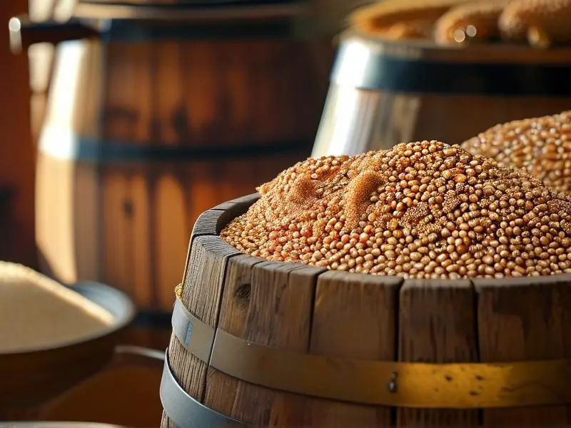 传统粮食酿酒工艺过程展示