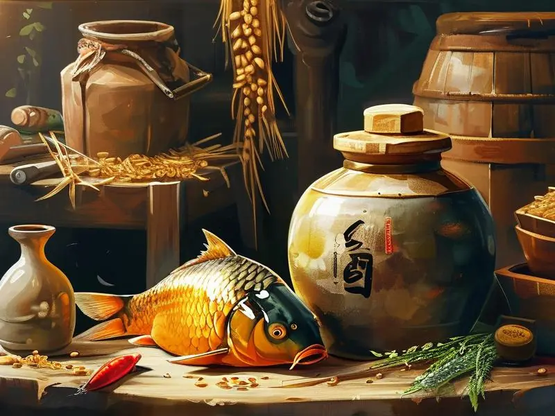 鲤鱼酒的制作材料和工具