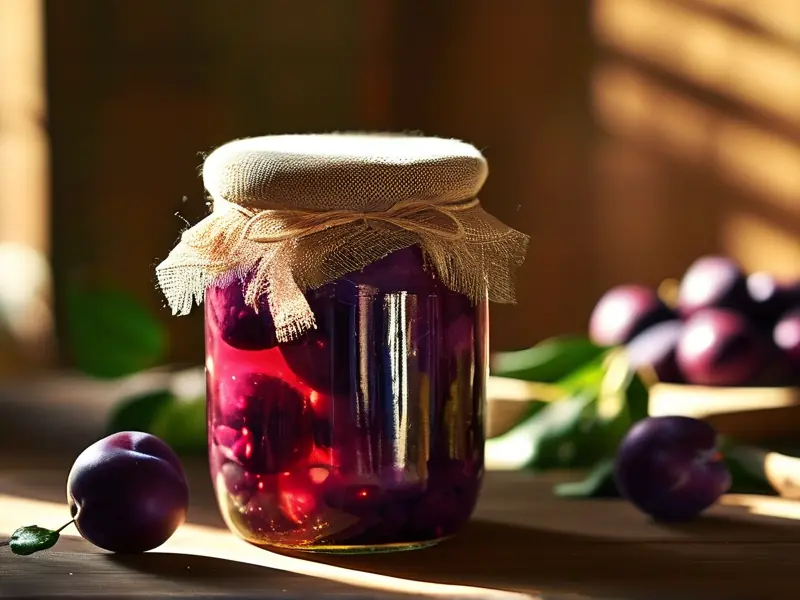 家庭自酿李子酒原料准备过程实拍图