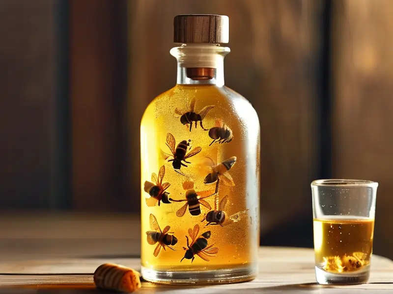 马蜂泡酒成品展示