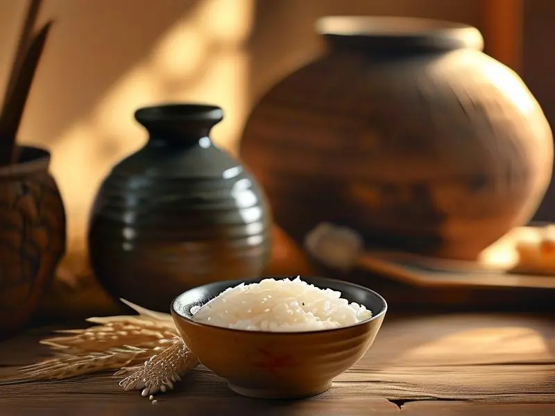家庭酿造香醇米酒的过程展示