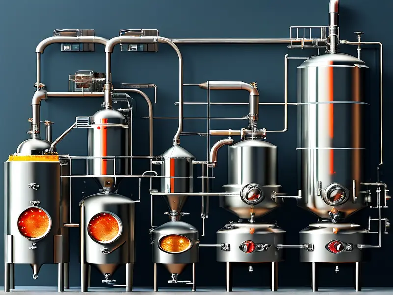 酿酒工艺流程示意图